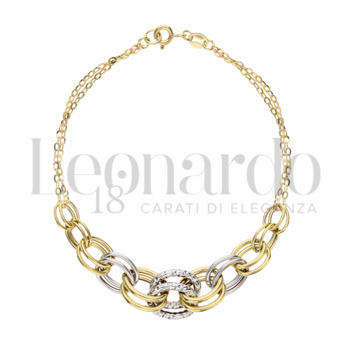 in Oro Giallo e Oro Bianco da 2,9gr.