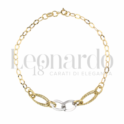 in Oro Giallo e Oro Bianco da 2,3gr.
