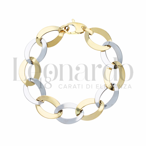 in Oro Giallo e Oro Bianco da 9,5gr.