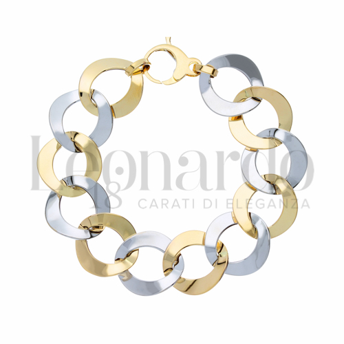in Oro Giallo e Oro Bianco da 14,8gr.