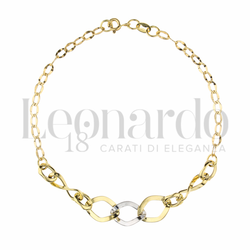in Oro Giallo e Oro Bianco da 2,4gr.