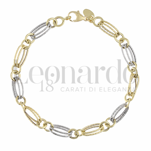 in Oro Giallo e Oro Bianco da 3,7gr.
