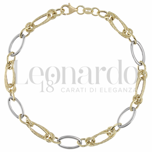 in Oro Giallo e Oro Bianco da 3,8gr.