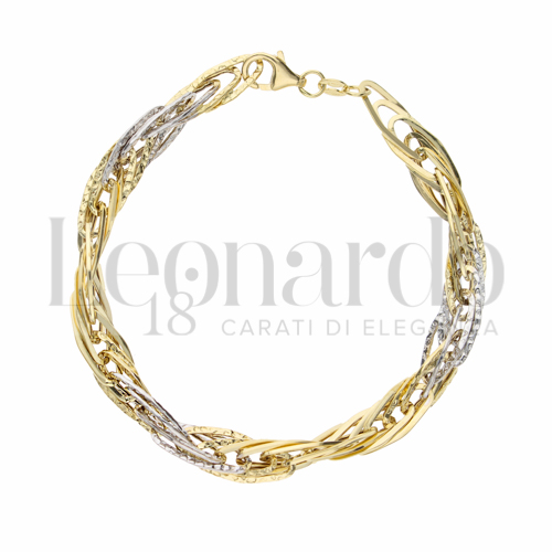 in Oro Giallo e Oro Bianco da 7gr.