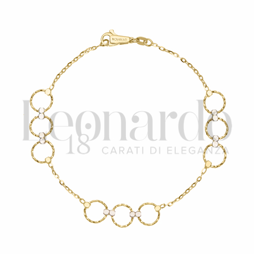 in Oro Giallo e Oro Bianco da 3,2gr.