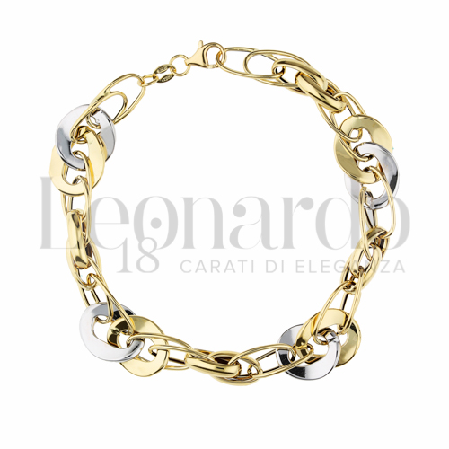 in Oro Giallo e Oro Bianco da 6,2gr.