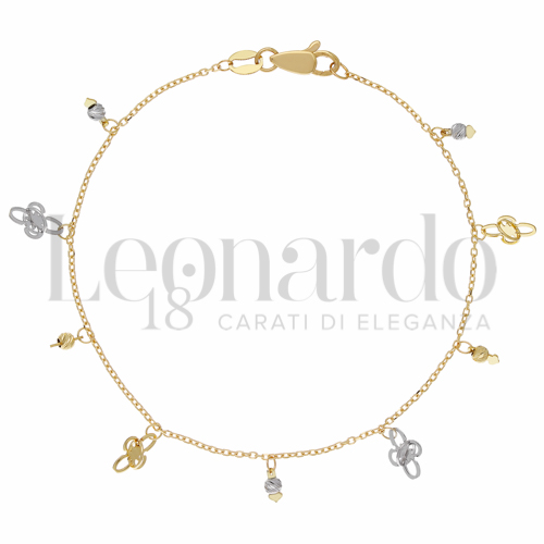 Modello o elemento Elemento pendente in Oro Giallo e Oro Bianco da 1,8gr.