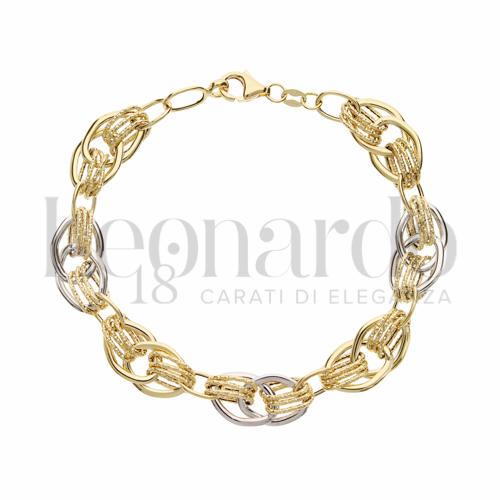 in Oro Giallo e Oro Bianco da 8,5gr.
