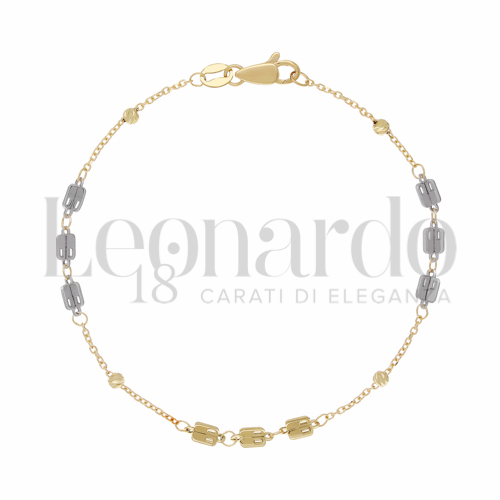 Modello o elemento Elemento in linea in Oro Giallo e Oro Bianco da 2,1gr.