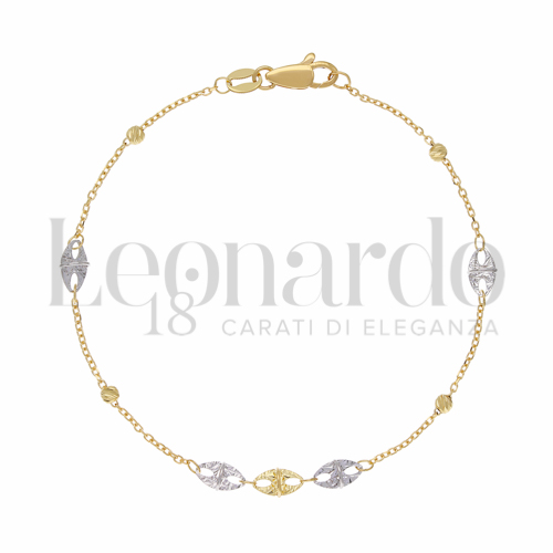 Modello o elemento Elemento in linea in Oro Giallo e Oro Bianco da 1,5gr.