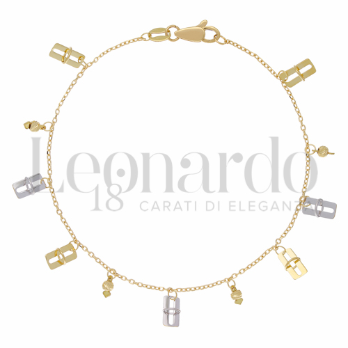 Modello o elemento Elemento pendente in Oro Giallo e Oro Bianco da 2,1gr.