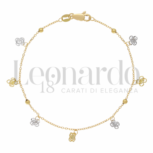 Modello o elemento Elemento pendente in Oro Giallo e Oro Bianco da 1,8gr.
