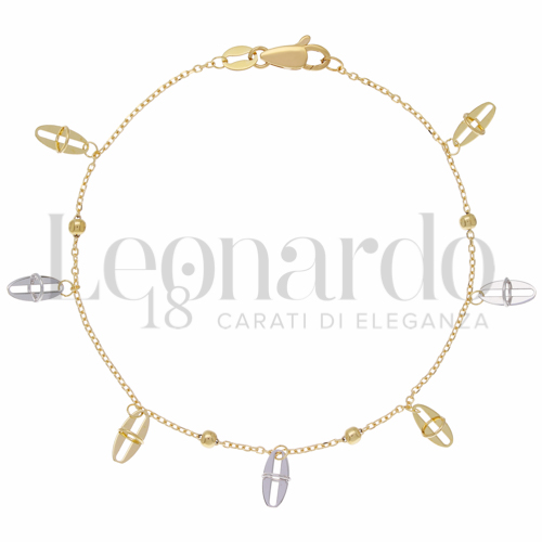 Modello o elemento Elemento pendente in Oro Giallo e Oro Bianco da 2gr.