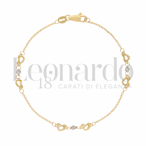 Modello o elemento Elemento in linea in Oro Giallo e Oro Bianco da 1,5gr.