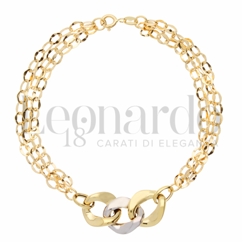in Oro Giallo e Oro Bianco da 3,5gr.