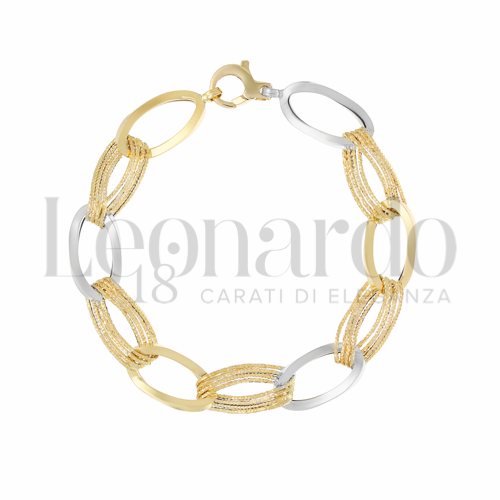 Modello o elemento 1° misura in Oro Giallo e Oro Bianco da 6,4gr.