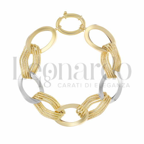 Modello o elemento 2° misura in Oro Giallo e Oro Bianco da 11,9gr.