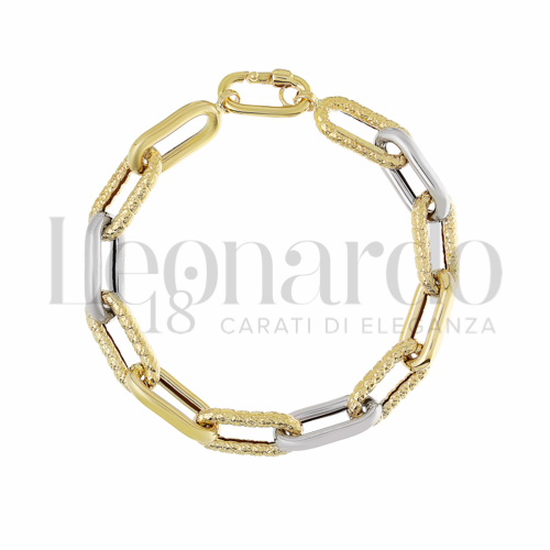 in Oro Giallo e Oro Bianco da 10,3gr.