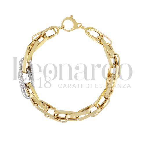 in Oro Giallo e Oro Bianco da 12,1gr.