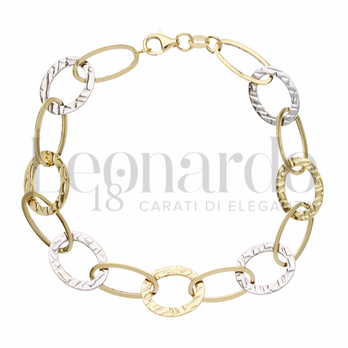 in Oro Giallo e Oro Bianco da 3,3gr.