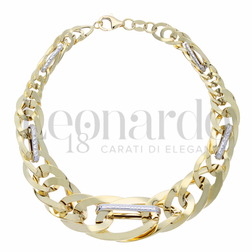 in Oro Giallo e Oro Bianco da 6,8gr.