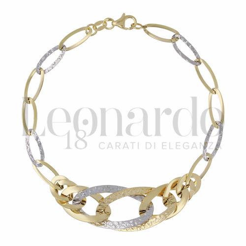 in Oro Giallo e Oro Bianco da 3,3gr.