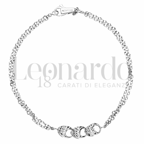 Modello Elementi in linea in Oro Bianco da 2,5gr.
