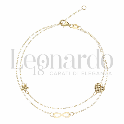 Modello Doppio Giro in Oro Giallo da 1,3gr.