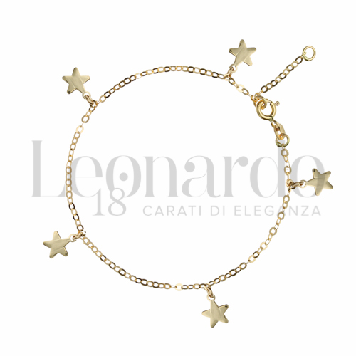 Modello 5 elementi pendenti in Oro Giallo da 1,8gr.
