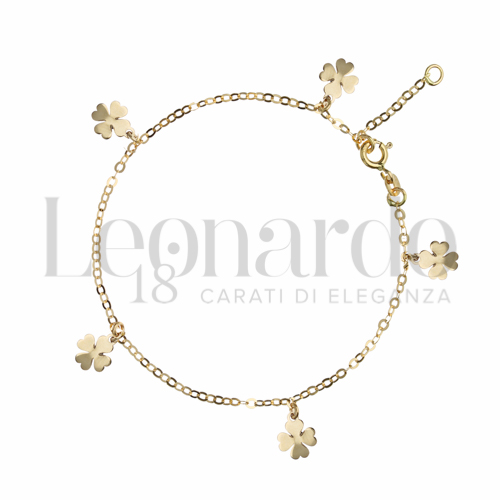 Modello 5 elementi pendenti in Oro Giallo da 1,8gr.