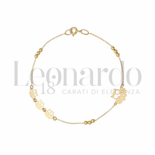 Modello o elemento Elementi in linea in Oro Giallo da 2gr.