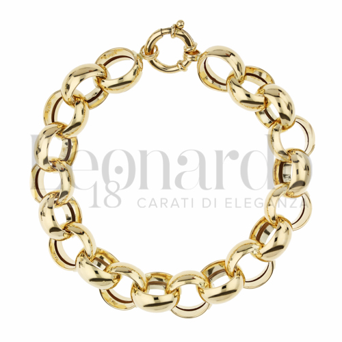 Modello Tondo piatto superleggero in Oro Giallo da 17,1gr.