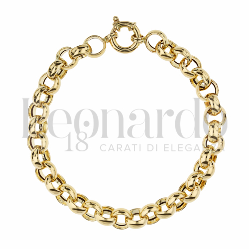 Modello o elemento Tondo piatto superleggero in Oro Giallo da 9,4gr.