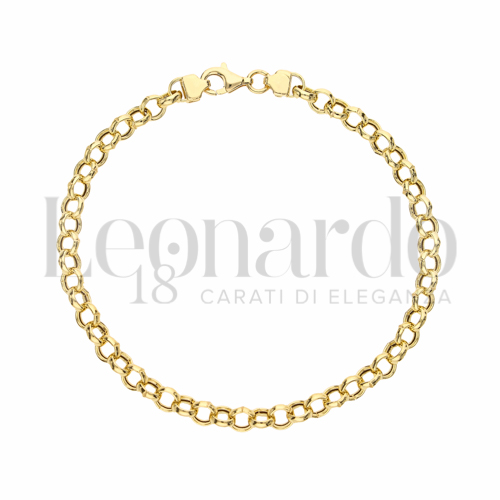 Modello o elemento Tondo piatto in Oro Giallo da 4,9gr.