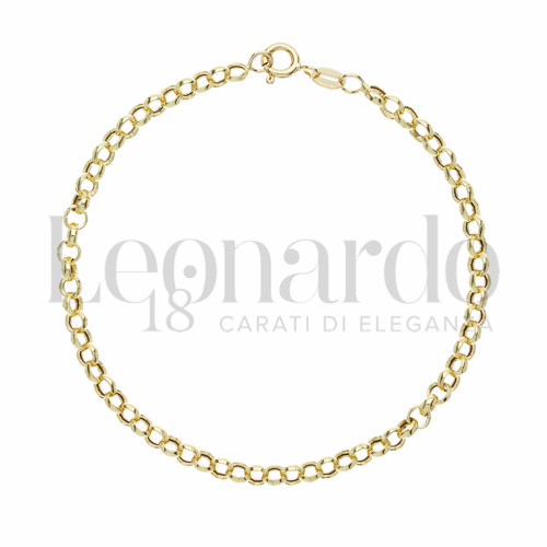 Modello o elemento Tondo piatto in Oro Giallo da 3,7gr.