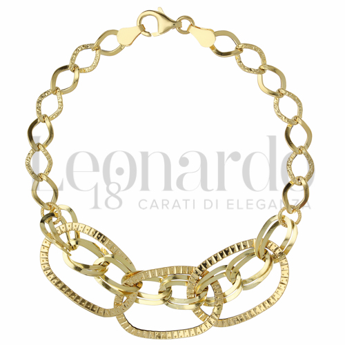 Modello Elementi in linea in Oro Giallo da 4gr.