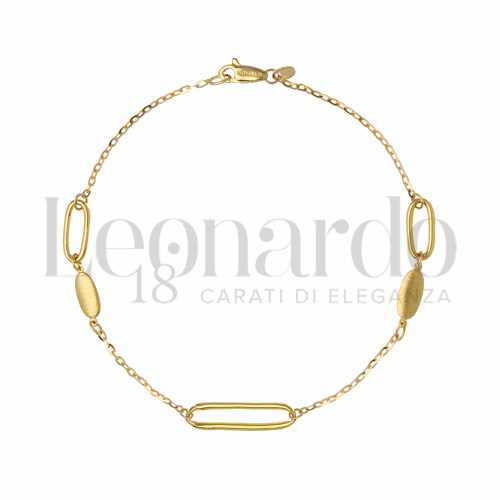 Modello o elemento Satinata in Oro Giallo da 3,5gr.