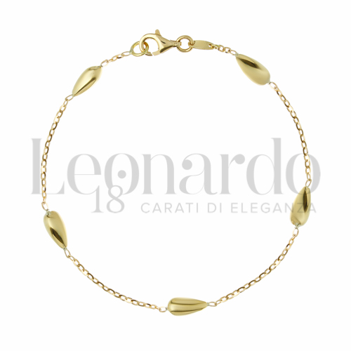 Modello o elemento Elemento in linea in Oro Giallo da 2,7gr.