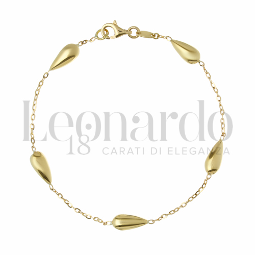 Modello o elemento Elemento in linea in Oro Giallo da 3,5gr.
