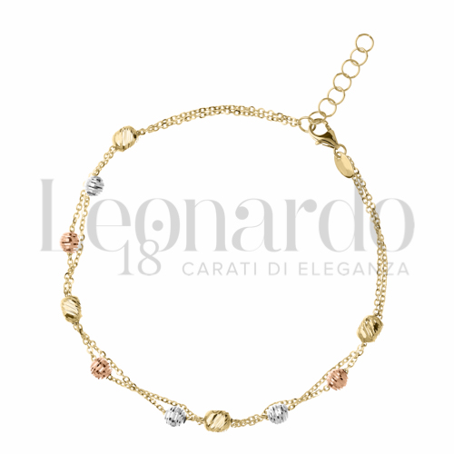 Modello o elemento Elemento in linea in Oro Giallo, Oro Bianco e Oro Rosa da 2,6gr.