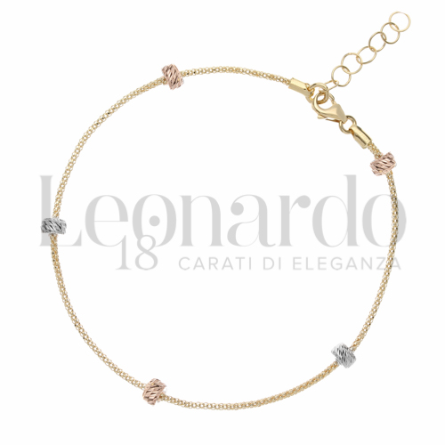 Modello o elemento Elemento in linea in Oro Giallo, Oro Bianco e Oro Rosa da 1,8gr.