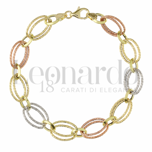 in Oro Giallo, Oro Bianco e Oro Rosa da 3,8gr.