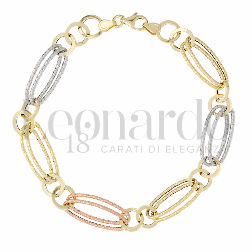 in Oro Giallo, Oro Bianco e Oro Rosa da 3,2gr.