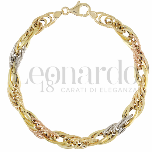 in Oro Giallo, Oro Bianco e Oro Rosa da 5,8gr.