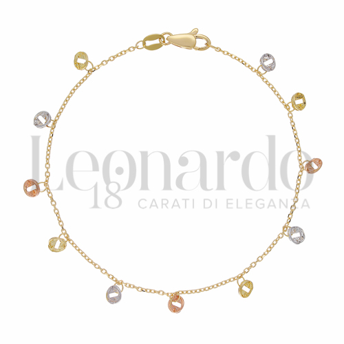 Modello o elemento Elemento pendente in Oro Giallo, Oro Bianco e Oro Rosa da 1,8gr.