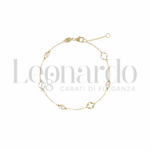 con Madreperla in Oro Giallo da 1,2gr.
