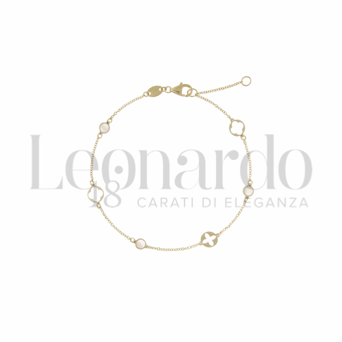 con Madreperla in Oro Giallo da 1,2gr.