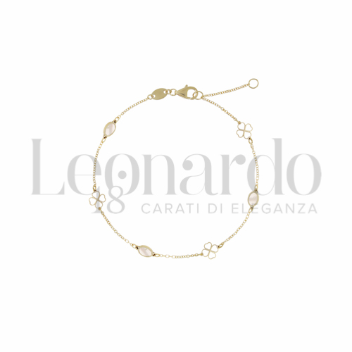con Madreperla in Oro Giallo da 1,2gr.