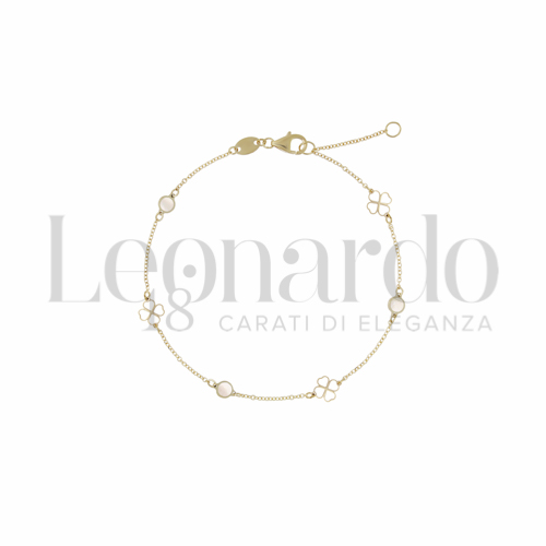con Madreperla in Oro Giallo da 1,2gr.