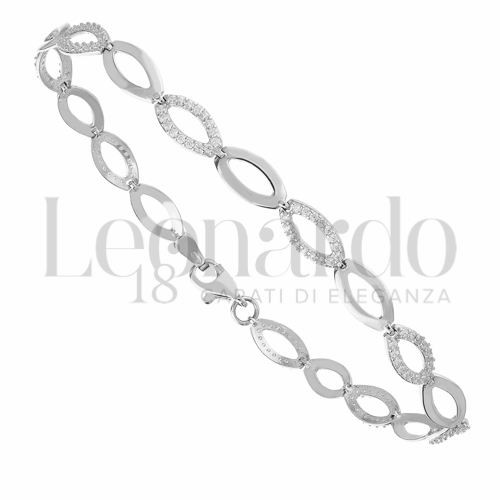 Bracciali Bracciale con elementi microfusi da Donna in Oro 18 Carati 4,9g
